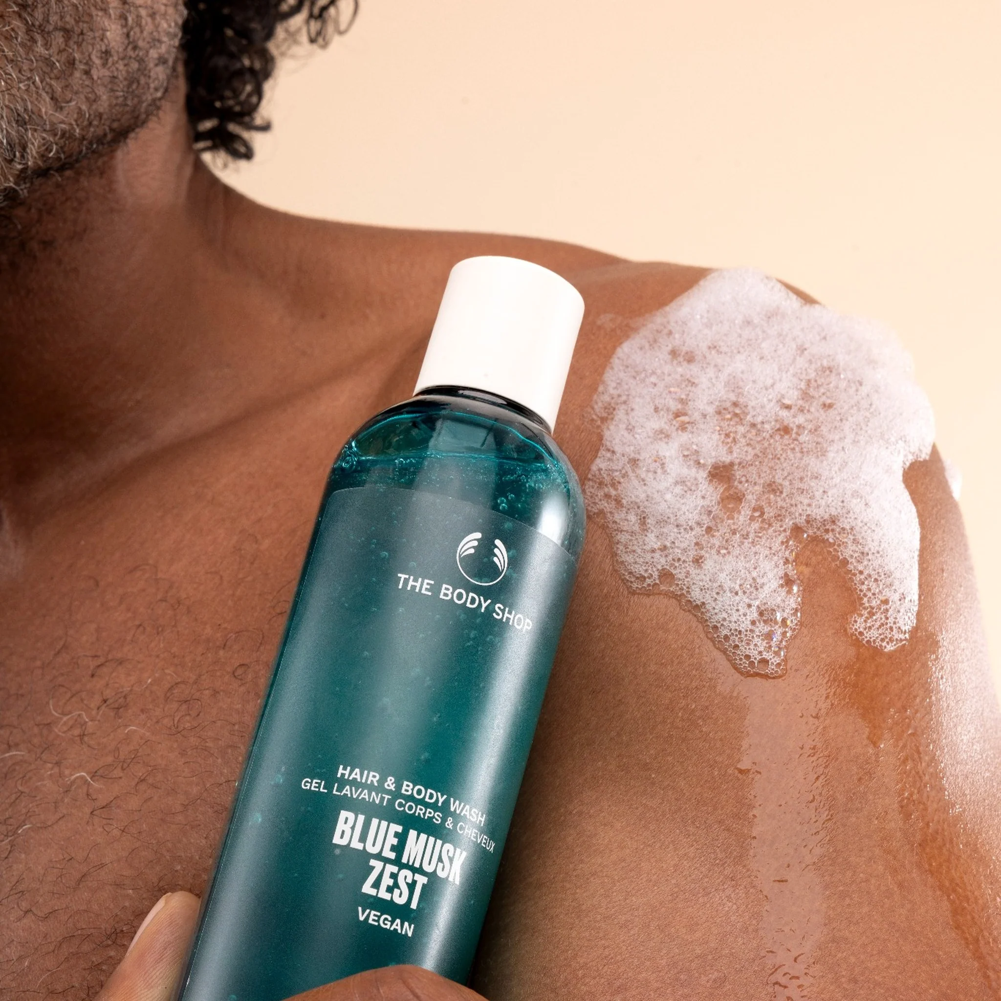 Blue Musk Zest Hair And Body Wash - Image 3